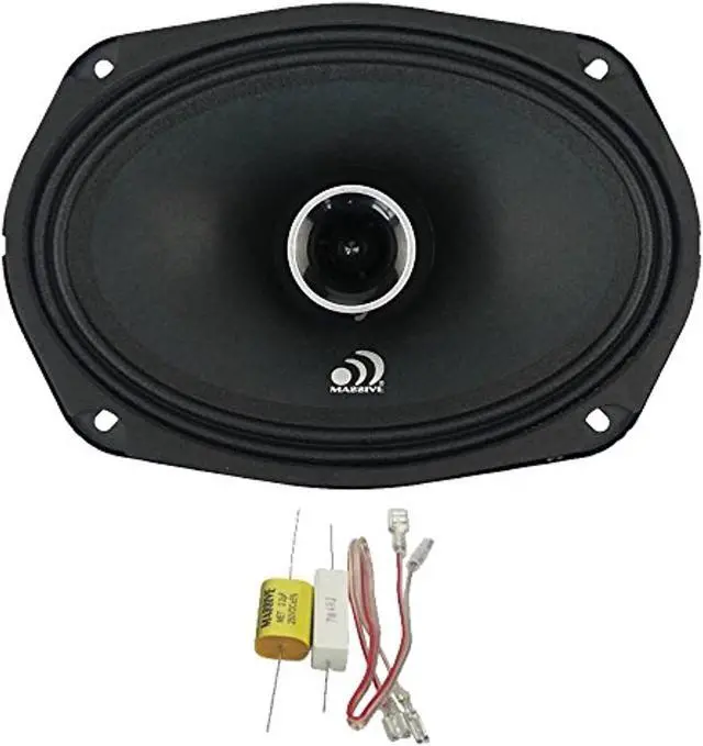 Alt view image 3 of 4 - Massive Audio P69X - 6x9", 280 Watts Max / 140w RMS, 4 Ohm, PX Series, Pro Audio Coaxial Car Audio Speaker System (Sold as each)