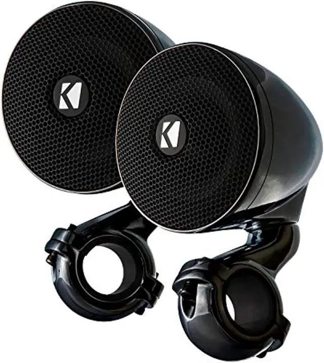 Main image of kicker psm 3" (76mm) powersports weather proof enclosed mini system; black; 2-ohm, rohs compliant