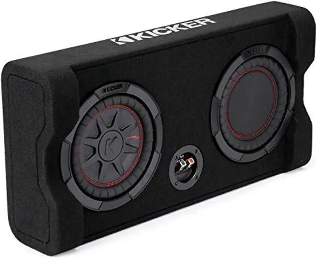 Alt view image 5 of 5 - Kicker 48TRTP82 Down-Firing 8" CompRT 2-Ohm Subwoofer Enclosure