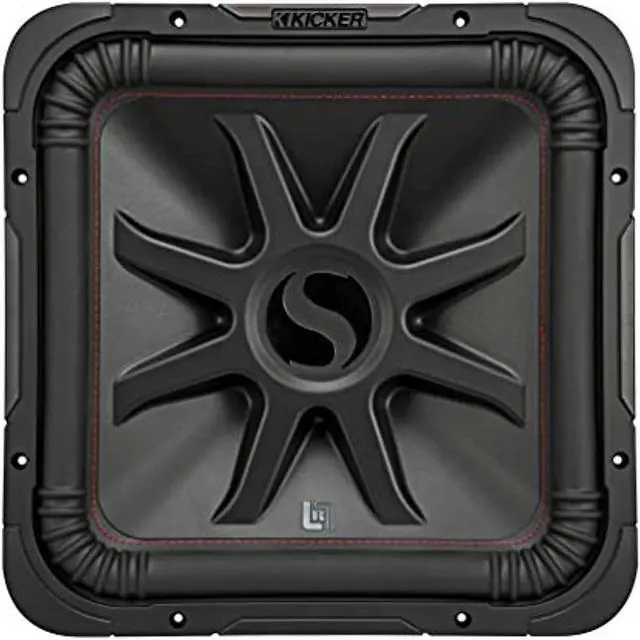 Alt view image 6 of 18 - Kicker L7R 15 Inch 1800W Max Power 4 Ohm DVC Square Car Audio Subwoofer, Black