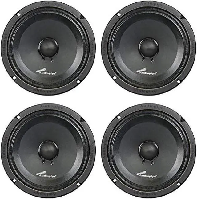 Alt view image 3 of 4 - (4) AUDIOPIPE APMB-8SB-C 8" TWO PAIR FULL RANGE CAR AUDIO DJ SEALED BACK MID