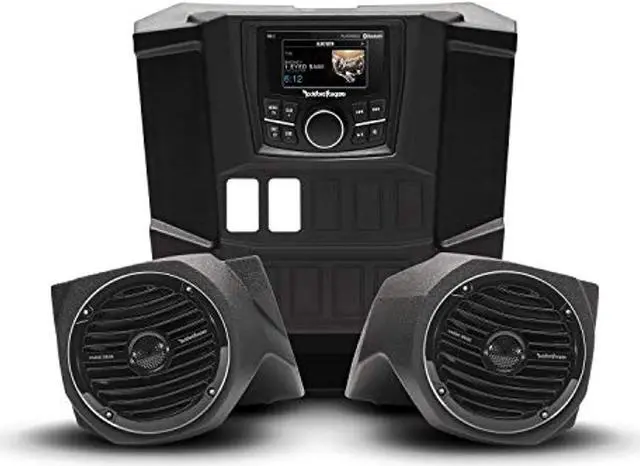 Alt view image 2 of 3 - Rockford Fosgate RNGR-STAGE2 Stereo and front speaker kit for select Ranger models