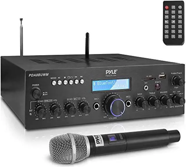 Alt view image 10 of 10 - Pyle Compact Home Theater Amplifier Stereo Receiver with Bluetooth Wireless Streaming