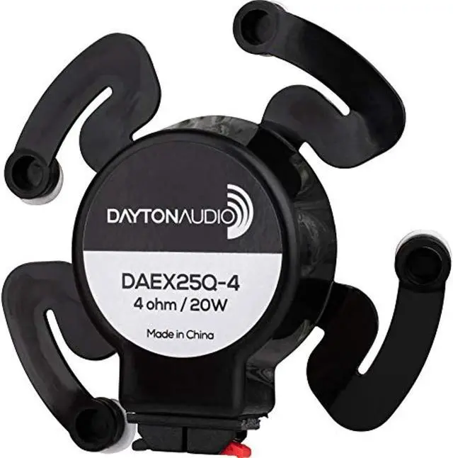 Alt view image 6 of 7 - Dayton Audio DAEX25Q-4 Quad Arm 25mm Exciter 20W 4 Ohm 295-228