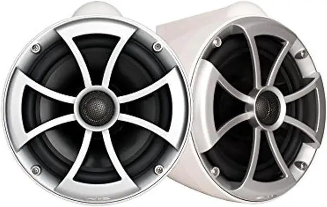 Alt view image 5 of 5 - Wet Sounds ICON8-WX ICON 8" Marine Tower Speakers with X Mount kit - Pair White