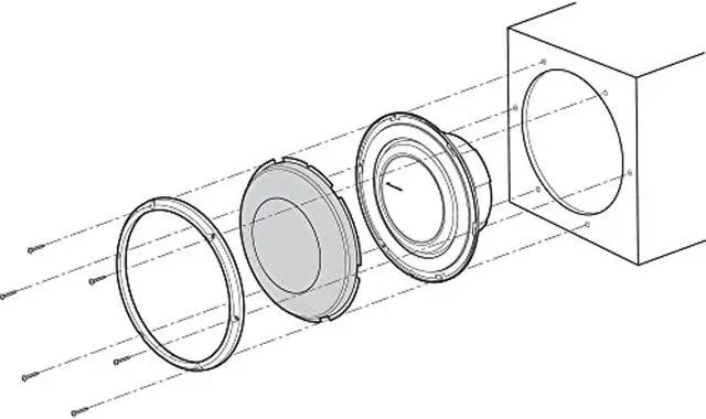Alt view image 10 of 11 - 12IN SPKR GRILL