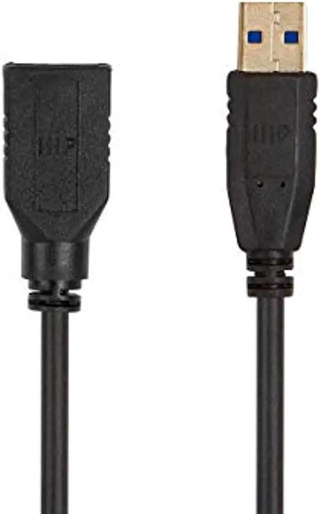 Alt view image 8 of 8 - Monoprice USB 3.0 Type-A to Type-A Female Extension Cable - 6ft, Black, 32AWG, TPE Jacket, Compatible with Mouse, Printer, USB Keyboard, Flash Drive