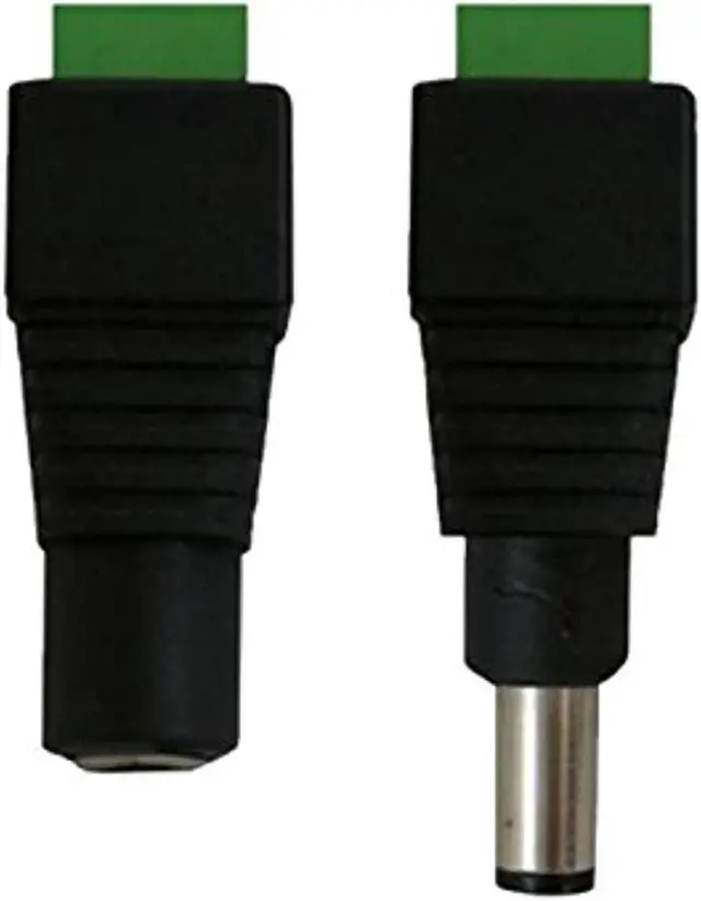 Alt view image 9 of 9 - Night Owl Security Products DIY-DCMF5 CCTV Male and Female Power Connectors (dc) for CCTV Cables