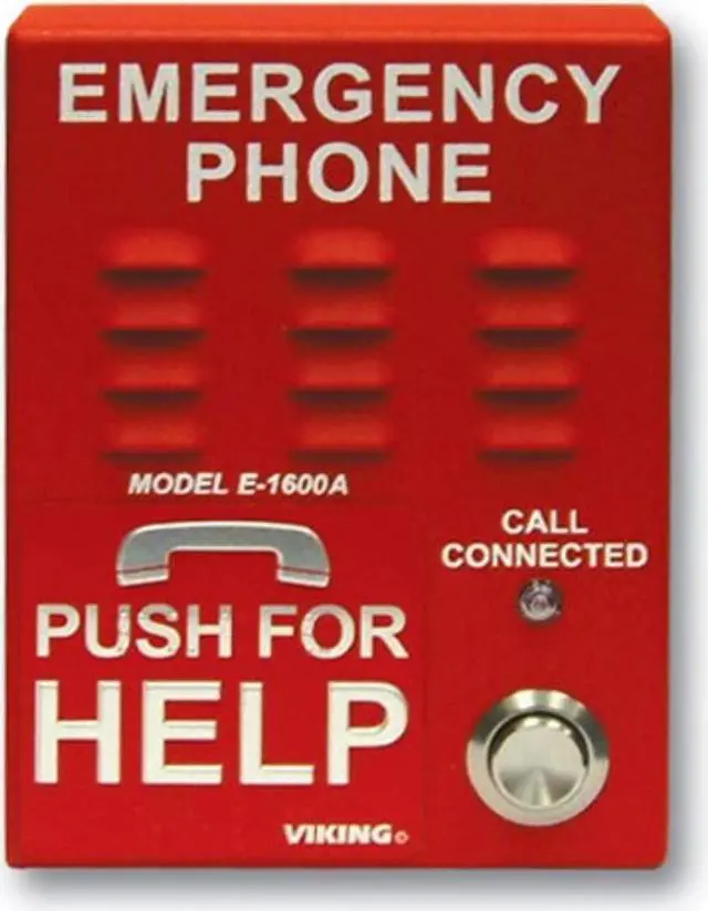 Alt view image 7 of 8 - Viking Electronics - E-1600A-EWP - Viking Electronics E-1600A-EWP Emergency Phone - Surface-mountable for Emergency
