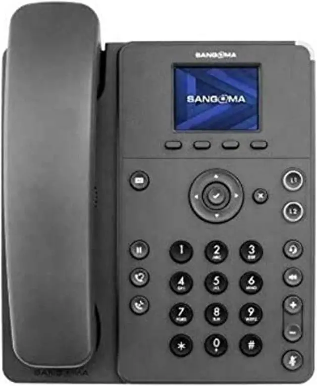 Alt view image 9 of 10 - Sangoma - 1TELP310LF - Phone, P310, 2-Line SIP with HD Voice, 2.4 Inch Color Display