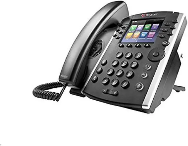 Alt view image 12 of 14 - Polycom 2200-46162-025 VVX 410 12-line (PoE) Mid-Range Business Media Phone