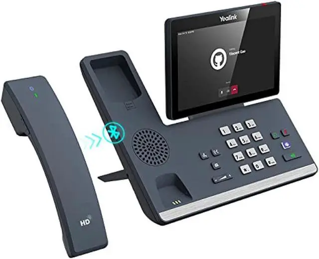Alt view image 3 of 7 - Yealink YEA-MP58-WH-TEAMS IP Phone MS Teams w/ Wireless Handset