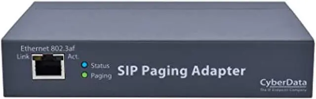 Alt view image 5 of 6 - CyberData 011233 SIP Paging Adapter VOIP
