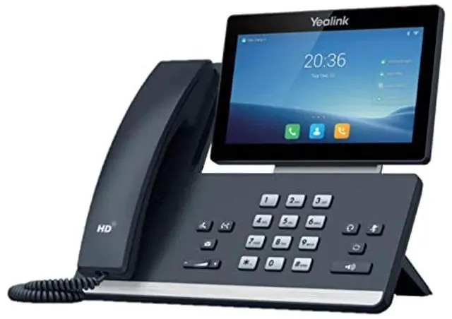 Main image of yealink t58w 16 lines. 7-inch color touch screen display. dual usb ports, dual-port gigabit ethernet, poe, power adapter not included (sip-t58w)