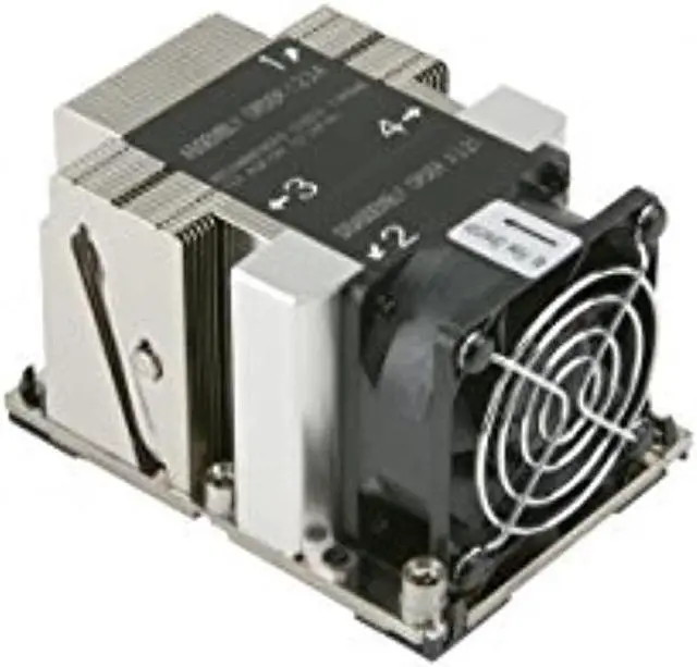 Alt view image 8 of 10 - Supermicro 2U Active CPU Heat Sink Socket LGA3647-0 (SNK-P0068APS4)
