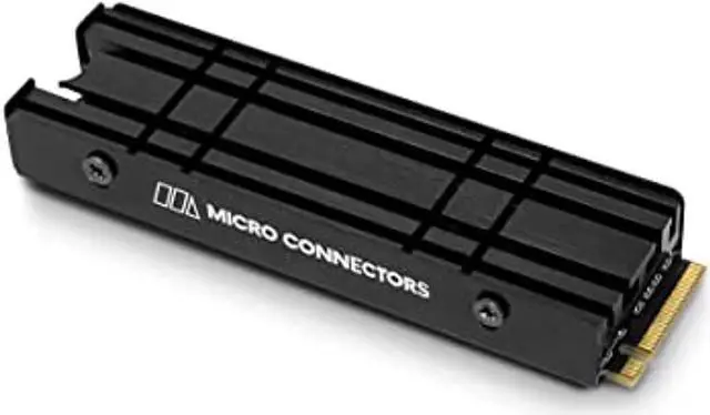 Alt view image 8 of 8 - Micro Connectors M.2 SSD Double-Sided Aluminum Heat Sink Kit (NGFFM2-HSDS-BK)