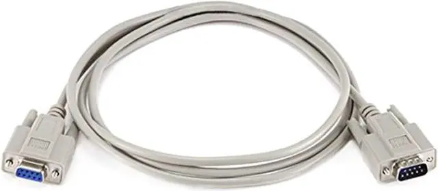 Alt view image 4 of 10 - Monoprice 6ft Molded Null Modem DB9 Male/Female Cable