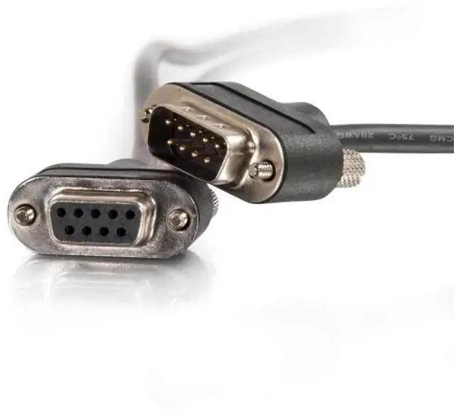Alt view image 9 of 9 - 15ft CMG-Rated DB9 Low Profile Cable M-F