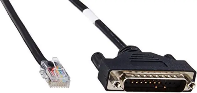 Alt view image 4 of 7 - Digi International Model 76000195 48" RJ45 to DB25 Cable