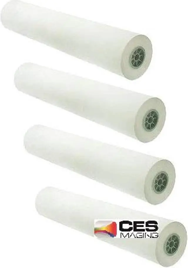Main image of 4 rolls 24 x 150 24-inch x 150-foot 20lb bond paper 2-in core in retail package