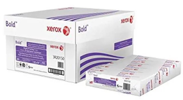 Alt view image 2 of 2 - Xerox 3R20150 Bold Digital Printing Paper, 8.5" x 14", 28 lb., 105 GSM, 100 Brightness, 94 Opacity - 1 Ream (500 Sheets)