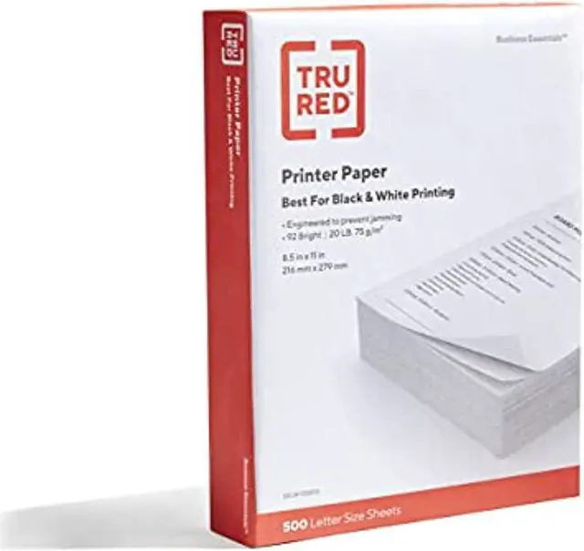 Alt view image 2 of 2 - Printer Paper 92 Bright 20 lb Bond Weight 8.5 x 11 500 Sheets/Ream 135855TR56957