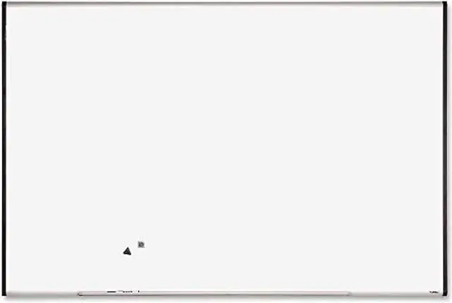 Alt view image 8 of 11 - Lorell Magnetic Dry-erase Board 6'x4' Silver/Ebony 69653