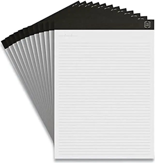 Main image of TRU RED Notepads Narrow Rule White Sheets 8.5x11.75 50sht 12/Pack TR57384