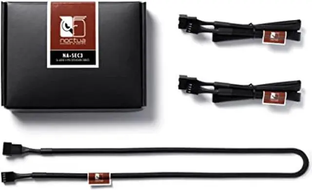 Main image of noctua na-sec3, 4-pin fan extension cables (60cm, black)