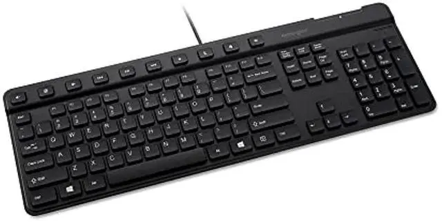 Alt view image 3 of 12 - Kensington Simple Solutions Wired Keyboard with Smart Card Reader K55115US