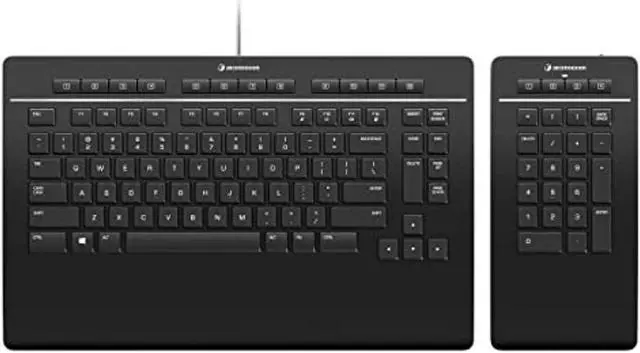 Alt view image 3 of 7 - 3Dconnexion Keyboard Pro with Numpad, US (QWERTY)