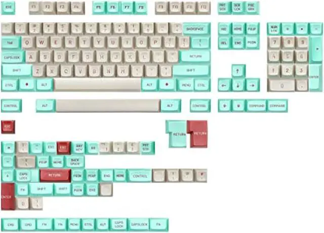 Alt view image 2 of 2 - drop mt3 jukebox keycap set, abs hi-profile keycaps, doubleshot legends, mx style covers fullsize, tenkeyless, winkeyless, 60%, 65%, and 75% keyboards (base kit)