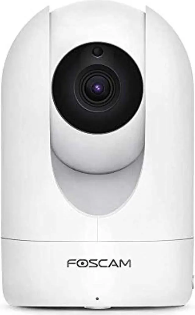 Alt view image 2 of 2 - foscam home security camera r4s 4mp(2k) wifi camera, 2.4/5ghz wireless ip indoor camera with ai human detection & sound detection, 33ft night vision, 2-way audio,compatible with alexa, white