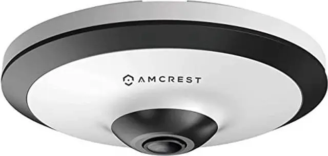 Alt view image 9 of 10 - Amcrest Fisheye IP POE Camera, 360° Panoramic 5-Megapixel POE IP Camera, Fish Eye Security Indoor Camera, 33ft Nightvision, IVS Features and People Counting, MicroSD Recording, IP5M-F1180EW-V2 (White)