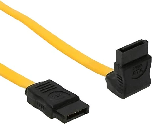 Alt view image 2 of 2 - 5 Inch SATA II 3Gb/s Low Profile Cable Non-Latching Right to Straight UltraFlex