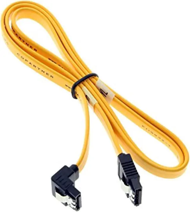 Alt view image 2 of 2 - 31 in SATA III Device Cable 26AWG Straight to Right