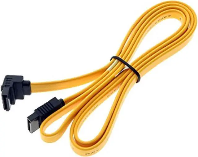 Alt view image 2 of 3 - SATACables 39 inch SATAII Device Cable 26AWG Straight to Right