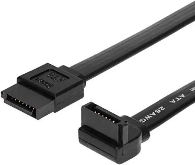 Alt view image 2 of 2 - 4in SATA III Device Cable Straight to Right Angle
