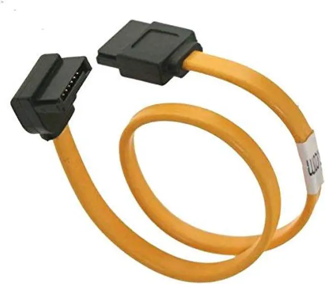 Alt view image 2 of 2 - 39 Inch Low Profile Right to Straight UltraFlexi SATA II 3Gb/s SATA Cable