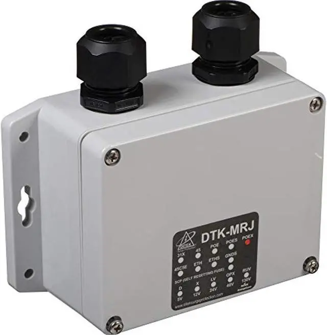 Alt view image 3 of 3 - Ditek - DTK-MRJPOEX - DITEK DTK-MRJPOEX Surge Suppressor/Protector - RJ-45 - 144 VA - 48 V Input - Network