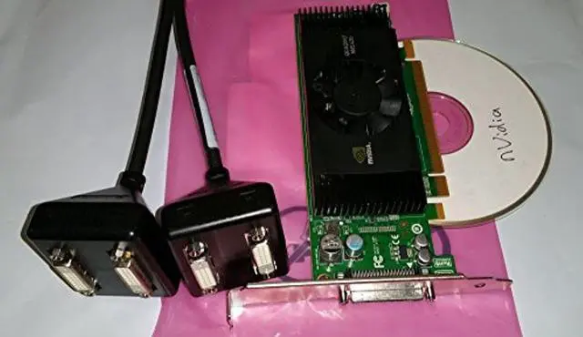 Alt view image 2 of 2 - dell/nvidia quadro nvs 420 nvs420 512mb 4 quad monitor professional video card p/n: h995j