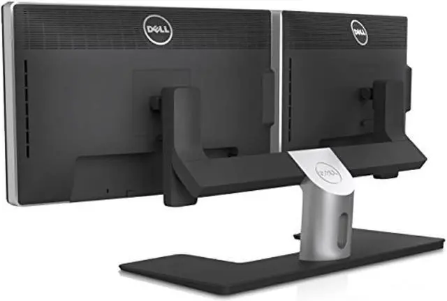 Alt view image 11 of 12 - Dell - 5TPP7 - Dell MDS14 Monitor Stand - Up to 24 Screen Support - 14.30 lb Load Capacity - 8.5 Height x 20.1 Width x 31.1 Depth - Desktop - Metal - Black