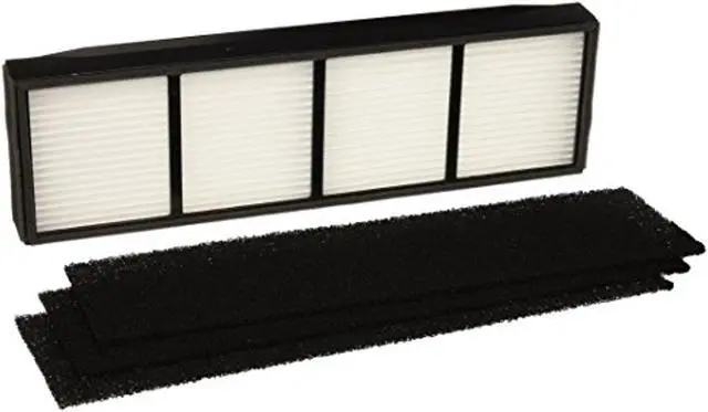 Main image of oransi replacement pack for finn hepa air purifiers, 3 carbon pre-filter and 1 v-hepa air filter, filter life up to 24 months