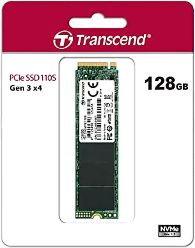 Alt view image 13 of 20 - TRANSCEND TS128GMTE110S 128GB TS128GMTE110S M.2 2280