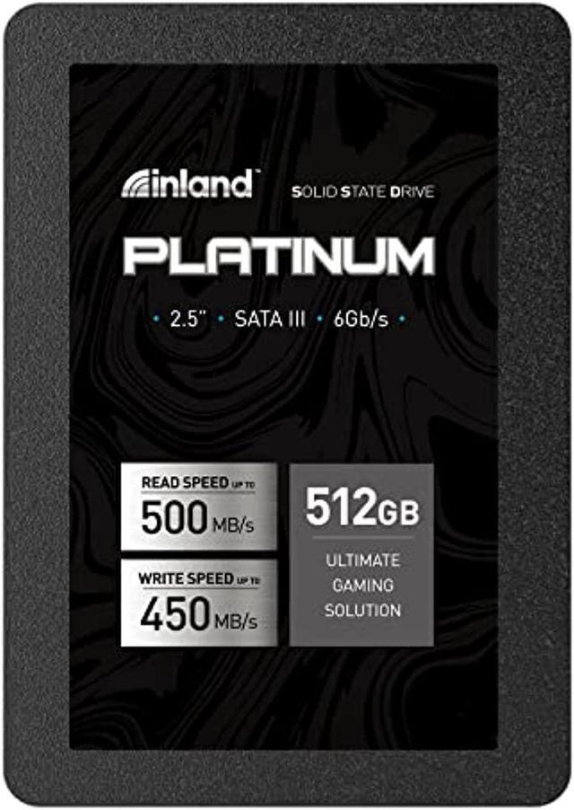 mikroskopisk musikkens uld inland platinum 512gb ssd sata iii 6gb/s 2.5" 7mm tlc 3d nand internal  solid state drive (512gb) Internal SSDs - Newegg.com
