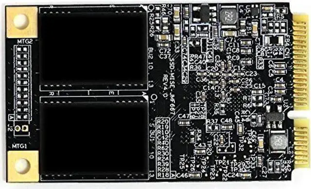 Alt view image 6 of 8 - Biwin® 128GB MLC Sync NAND flash with super DRAM cache mSATA Internal Solid State Drive SSD.