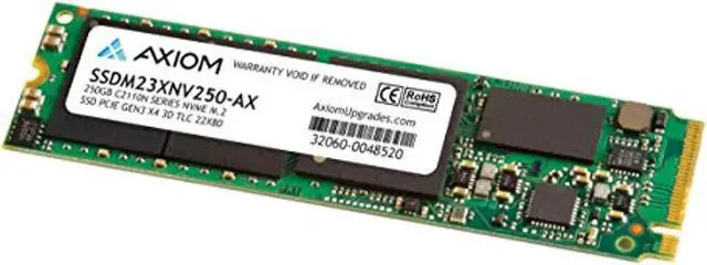 Alt view image 4 of 5 - 250GB Axiom C2110n Series M.2 2280 PCI Express 3.1 x4 (Nvme) Solid State Drive SSDM23XNV250-AX