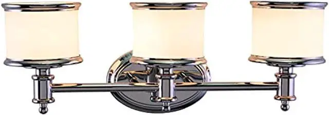 Alt view image 6 of 14 - Vaxcel Carlisle 3L Vanity Light Chrome - CR-VLU003CH