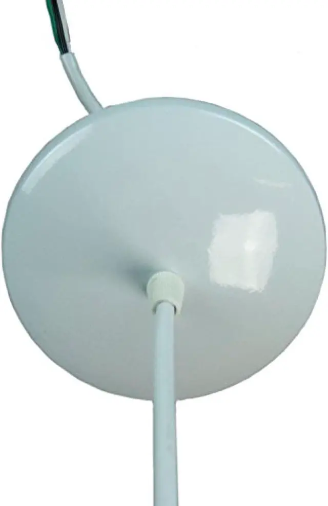 Alt view image 3 of 3 - White Canopy Kit by Home Concept- Convert plug in swag pendant to hardwire ceiling light in seconds - Includes everything you need. Turn that temporary hanging light to a permanent fixture today