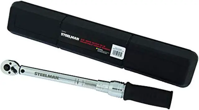 Alt view image 6 of 13 - STEELMAN 60464 3/8-Inch Drive 30-200 in-lb Micro-Adjustable Torque Wrench